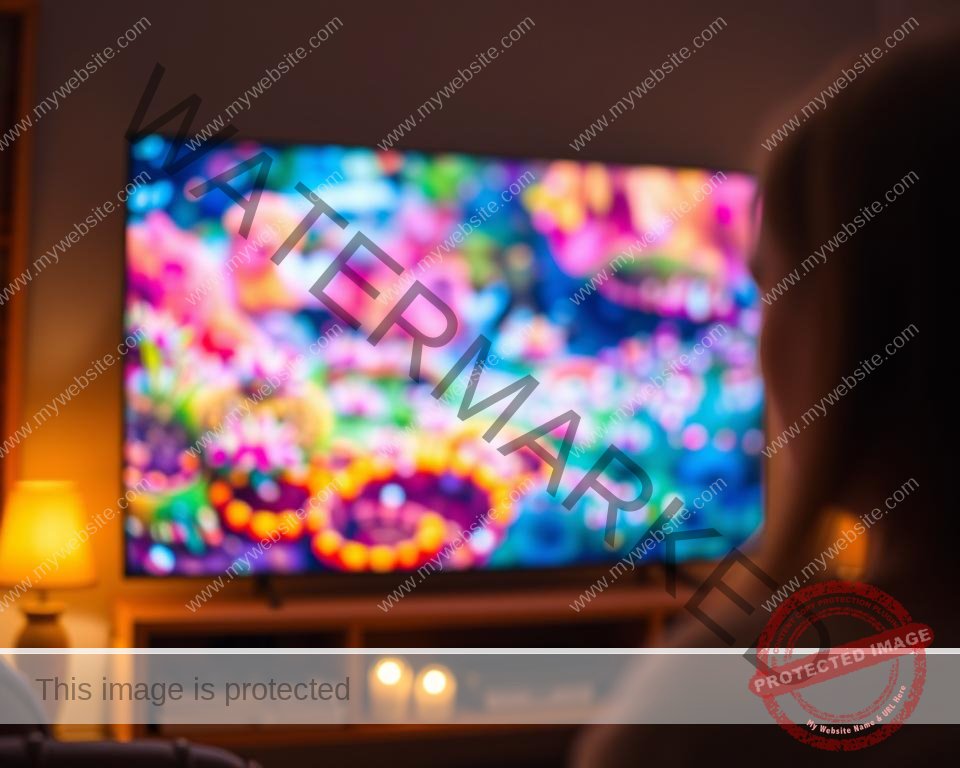 A high-definition IPTV screen displaying vibrant, true-to-life visuals with exceptional clarity and color accuracy. The image is captured with a professional-grade camera lens, rendering the scene with a cinematic depth of field and soft bokeh effect in the background. Warm, directional lighting illuminates the screen, creating a cozy and immersive viewing experience. The overall atmosphere conveys a sense of premium quality and advanced streaming technology, perfectly suited for the "Picture Quality and Streaming Performance" section of the "Xtreme HD IPTV" article.
