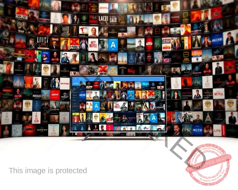 A vast, meticulously curated library of premium Xtreme HD IPTV content fills the frame. In the foreground, a sleek, high-resolution display showcases the sheer breadth of titles available, from the latest blockbusters to niche documentaries. The middle ground features a clean, minimalist interface, inviting the viewer to effortlessly navigate the endless entertainment options. In the background, a subtle play of light and shadow creates a sense of depth, emphasizing the depth and quality of the content. The overall scene radiates a feeling of technological sophistication and cinematic grandeur, perfectly encapsulating the Xtreme HD IPTV experience.